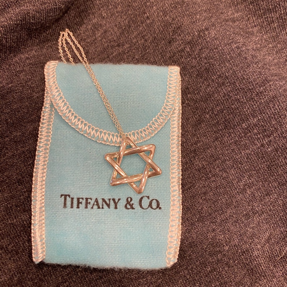 Tiffany & Co. Elsa Peretti Star of David Necklace